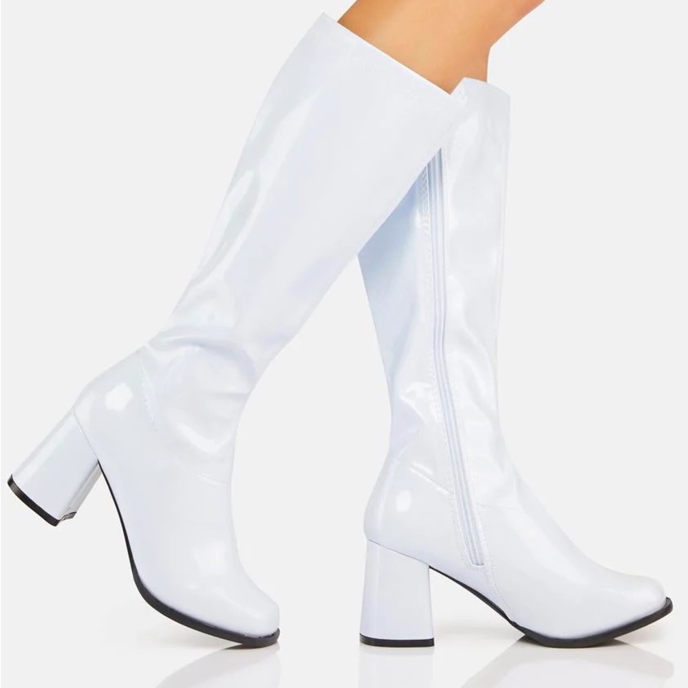 Dolls Kill Angel Go-Go baby boots